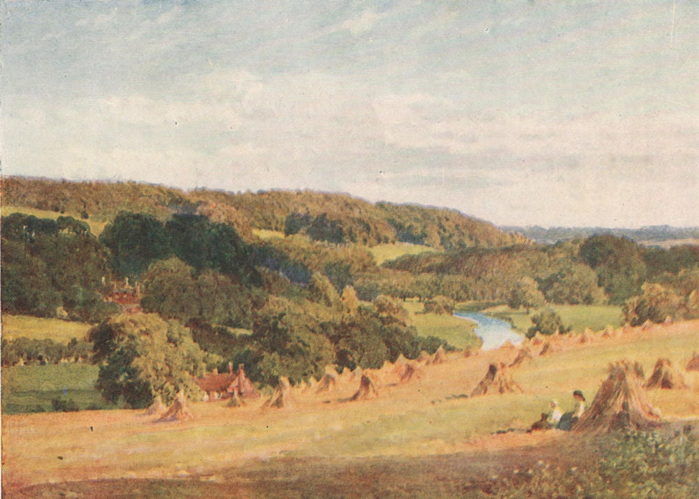 Valley of the Chess, Buckinghamshire, by Harold Sutton Palmer 1929 print